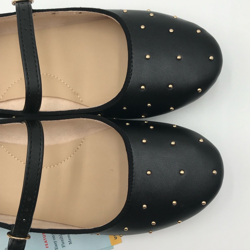 BNWT Cat & Jack Mary Jane Studded Flats - Picture 6 of 11